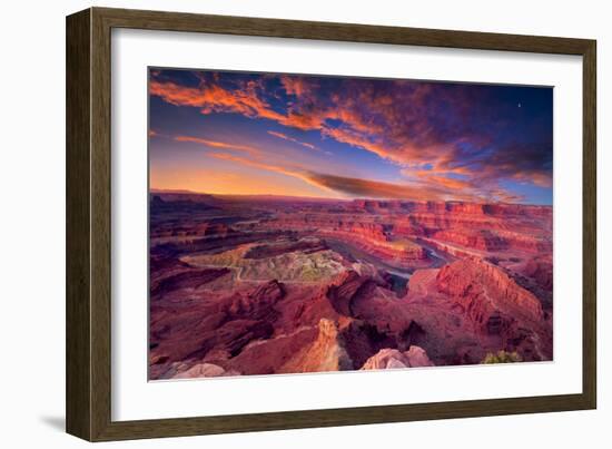 First Light at Dead Horse Canyon-Dean Fikar-Framed Photographic Print