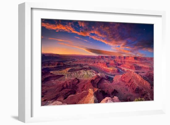 First Light at Dead Horse Canyon-Dean Fikar-Framed Photographic Print