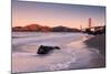 First Light Beachscape at Golden Gate Bridge, California-Vincent James-Mounted Photographic Print