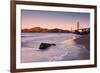 First Light Beachscape at Golden Gate Bridge, California-Vincent James-Framed Photographic Print