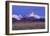 First Light Hits Cerro Torre And Mount Fitz Roy In Los Glacieres National Park, Argentina-Jay Goodrich-Framed Photographic Print