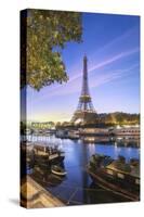 First light on Paris-Philippe Manguin-Stretched Canvas