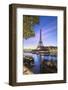 First light on Paris-Philippe Manguin-Framed Photographic Print