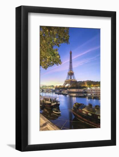 First light on Paris-Philippe Manguin-Framed Photographic Print