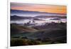 First Light on the Petaluma Hills, Sonoma County, Northern California-Vincent James-Framed Photographic Print
