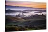 First Light on the Petaluma Hills, Sonoma County, Northern California-Vincent James-Stretched Canvas