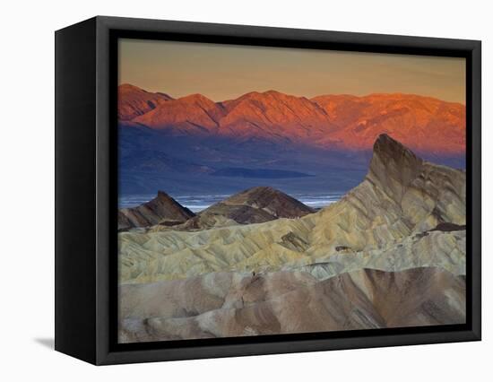First Light on Zabriskie Point, Death Valley National Park, California, USA-Darrell Gulin-Framed Stretched Canvas