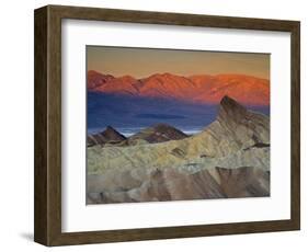 First Light on Zabriskie Point, Death Valley National Park, California, USA-Darrell Gulin-Framed Photographic Print