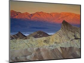 First Light on Zabriskie Point, Death Valley National Park, California, USA-Darrell Gulin-Mounted Photographic Print