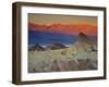 First Light on Zabriskie Point, Death Valley National Park, California, USA-Darrell Gulin-Framed Photographic Print