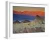 First Light on Zabriskie Point, Death Valley National Park, California, USA-Darrell Gulin-Framed Photographic Print