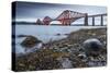 First Light over the Forth Rail Bridge, UNESCO World Heritage Site, and the Firth of Forth-Andrew Sproule-Stretched Canvas