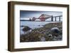 First Light over the Forth Rail Bridge, UNESCO World Heritage Site, and the Firth of Forth-Andrew Sproule-Framed Photographic Print