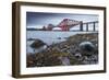 First Light over the Forth Rail Bridge, UNESCO World Heritage Site, and the Firth of Forth-Andrew Sproule-Framed Photographic Print