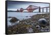 First Light over the Forth Rail Bridge, UNESCO World Heritage Site, and the Firth of Forth-Andrew Sproule-Framed Stretched Canvas