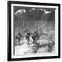 First Line Gurkhas Storming and Capturing a German Trench, World War I, 1914-1918-Crown-Framed Giclee Print