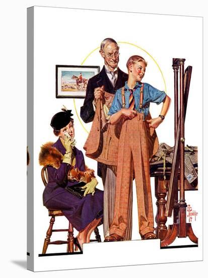 "First Long Suit,"September 18, 1937-Joseph Christian Leyendecker-Stretched Canvas