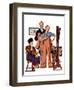 "First Long Suit,"September 18, 1937-Joseph Christian Leyendecker-Framed Giclee Print