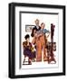 "First Long Suit,"September 18, 1937-Joseph Christian Leyendecker-Framed Giclee Print