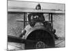 First Lt. Eddie Rickenbacker, 94th Aero Squadron, American Ace, Standing Up in Cockpit, WWI-Gideon J^ Eikleberry-Mounted Premium Photographic Print