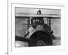 First Lt. Eddie Rickenbacker, 94th Aero Squadron, American Ace, Standing Up in Cockpit, WWI-Gideon J^ Eikleberry-Framed Premium Photographic Print