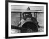 First Lt. Eddie Rickenbacker, 94th Aero Squadron, American Ace, Standing Up in Cockpit, WWI-Gideon J^ Eikleberry-Framed Premium Photographic Print