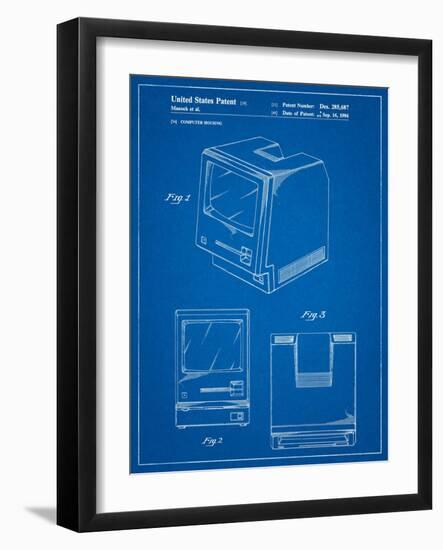 First Macintosh Computer-Cole Borders-Framed Art Print