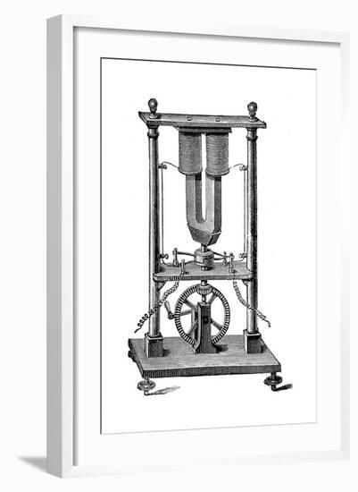 First Magnetoelectric Motor Built by Hippolyte Pixii, C1832-null-Framed Giclee Print