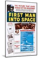 First Man into Space-null-Mounted Art Print