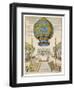 First Manned Balloon-null-Framed Premium Giclee Print