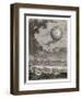 First Manned Flight by Pilatre De Rozier and D'Arlandes in Mongolfiere Paris-E. Champ-Framed Art Print