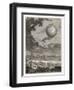 First Manned Flight by Pilatre De Rozier and D'Arlandes in Mongolfiere Paris-E. Champ-Framed Art Print