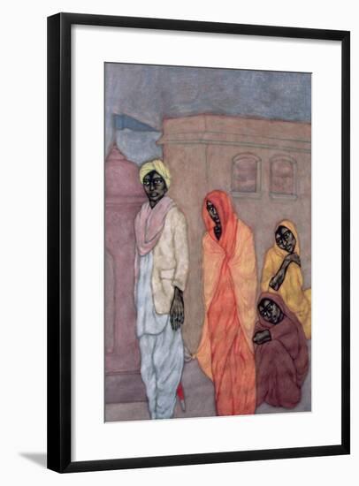 First Marriage, 1986-Shanti Panchal-Framed Giclee Print