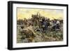 First Maryland Regiment Retaking British Field Artillery at Guilford Court House, North Carolina-null-Framed Giclee Print