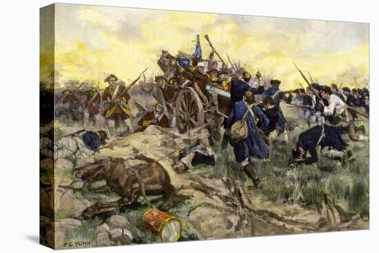 First Maryland Regiment Retaking British Field Artillery at Guilford Court House, North Carolina-null-Stretched Canvas