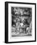 First Meeting Between Faust and Mephistopheles: 'Why All This Noise ', from Goethe's Faust, 1828-Eugene Delacroix-Framed Giclee Print