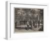 First Meeting of the Crown Prince of Austria and Princess Stephanie at Laeken, Brussels-null-Framed Giclee Print