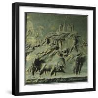 First Mens' Work, Panel-Lorenzo Ghiberti-Framed Giclee Print