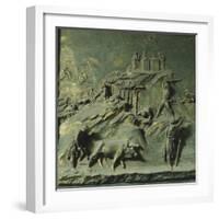 First Mens' Work, Panel-Lorenzo Ghiberti-Framed Giclee Print