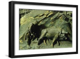 First Mens' Work, Panel-Lorenzo Ghiberti-Framed Giclee Print