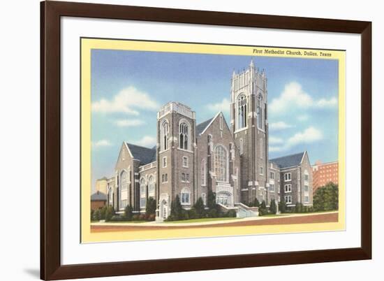 First Methodist Church, Dallas-null-Framed Art Print