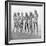 First Miss Universe Contest Contestants Wearing Bathing Suits, Long Beach, CA, 1952-George Silk-Framed Photographic Print