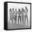 First Miss Universe Contest Contestants Wearing Bathing Suits, Long Beach, CA, 1952-George Silk-Framed Stretched Canvas