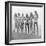 First Miss Universe Contest Contestants Wearing Bathing Suits, Long Beach, CA, 1952-George Silk-Framed Photographic Print