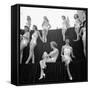 First Miss Universe Contest, Miss France and Miss Israel, Long Beach, California 1952-George Silk-Framed Stretched Canvas