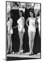 First Miss Universe Contest, Miss Venezuela and Miss Canada, Long Beach, CA, 1952-George Silk-Mounted Photographic Print