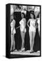 First Miss Universe Contest, Miss Venezuela and Miss Canada, Long Beach, CA, 1952-George Silk-Framed Stretched Canvas