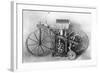 First Motorcycle Constructed-null-Framed Photographic Print