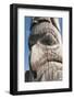 First Nation Totem Pole at the Courthouse in Prince Rupert, British Columbia, Canada, North America-Michael DeFreitas-Framed Photographic Print