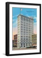 First National Bank, Danville, Illinois-null-Framed Art Print